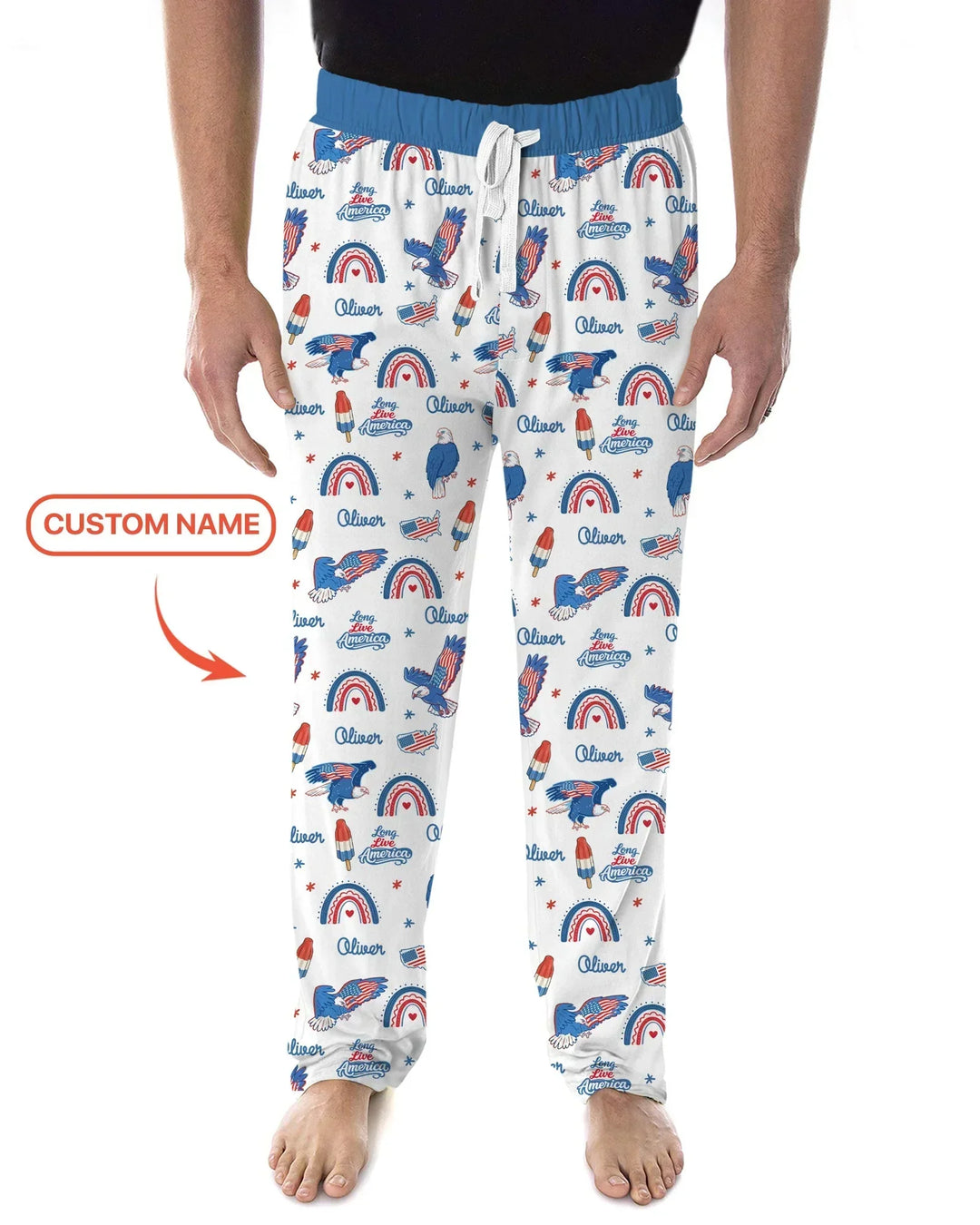Long Live America Bamboo Men's Pajama Set