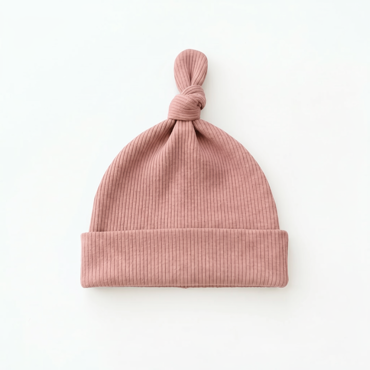 Ribbed Bamboo Knotted Hat