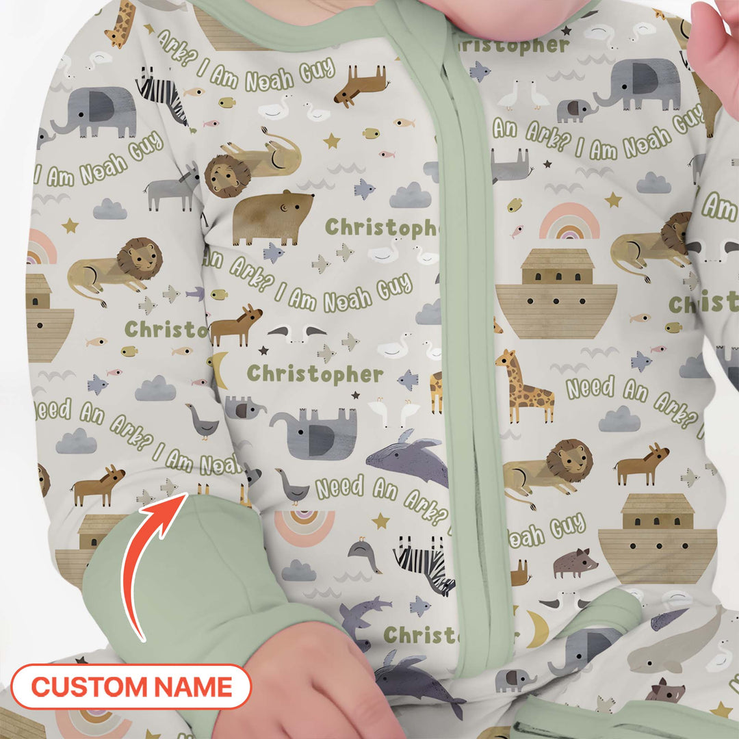 Need An Ark? I Noah Guy Custom Name Convertible Zippy