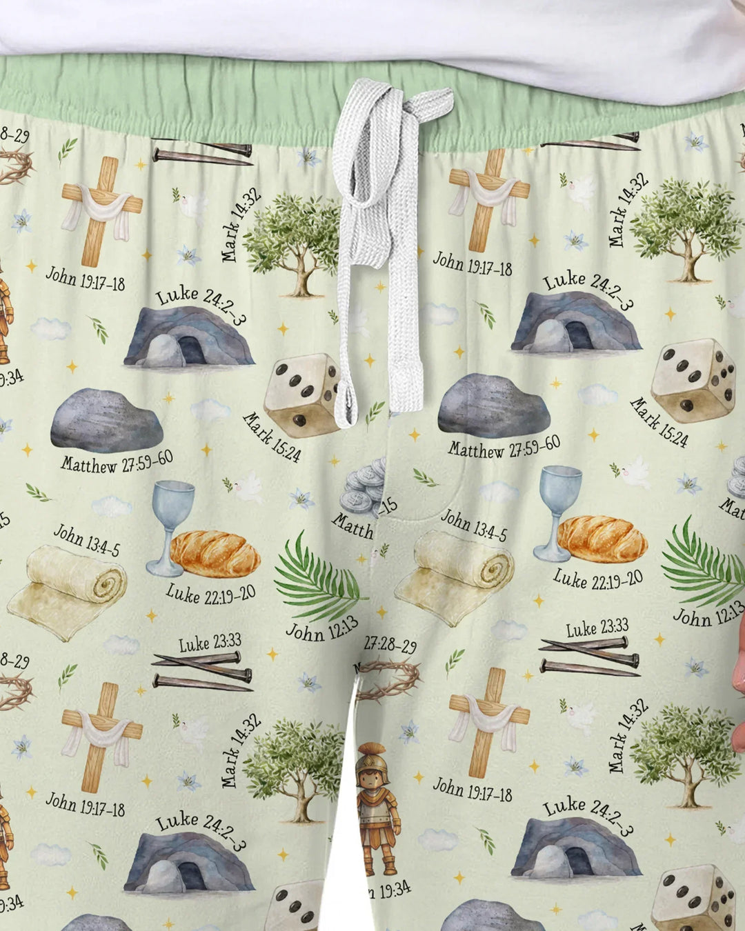 He Is Risen Family Matching Men's Pajama Set