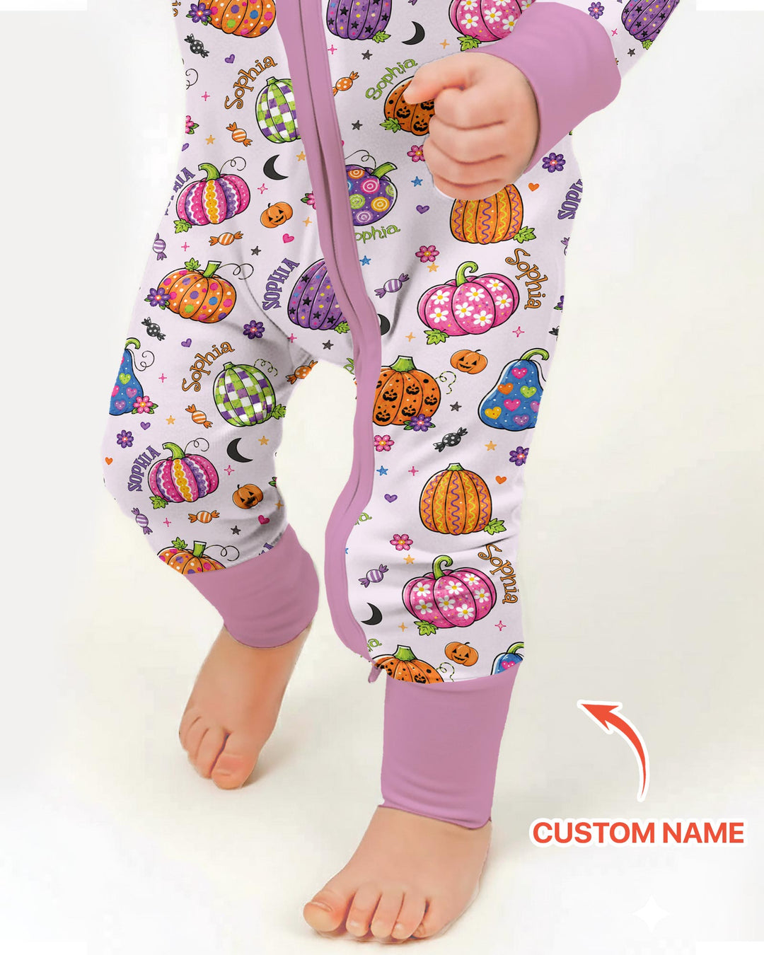 Boo-tiful Pumpkins Bamboo Convertible Zippy