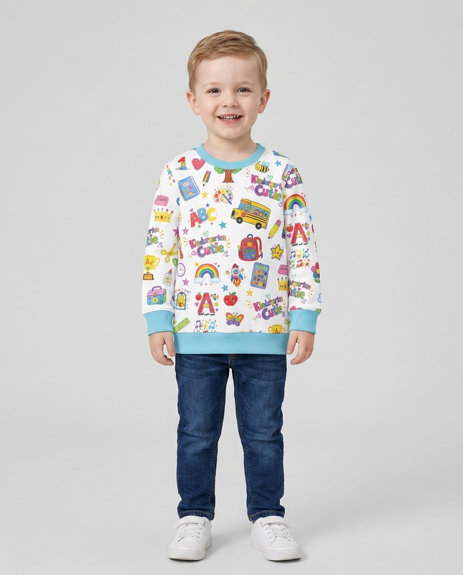 Kindergarten Cutie Bamboo Crewneck Sweatshirt