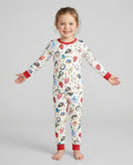 Preppy Coastal Bamboo Two Piece Long Sleeve Pajama Set