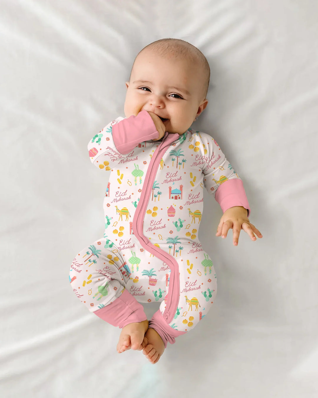 Eid Mubarak Matching Family Convertible Zippy