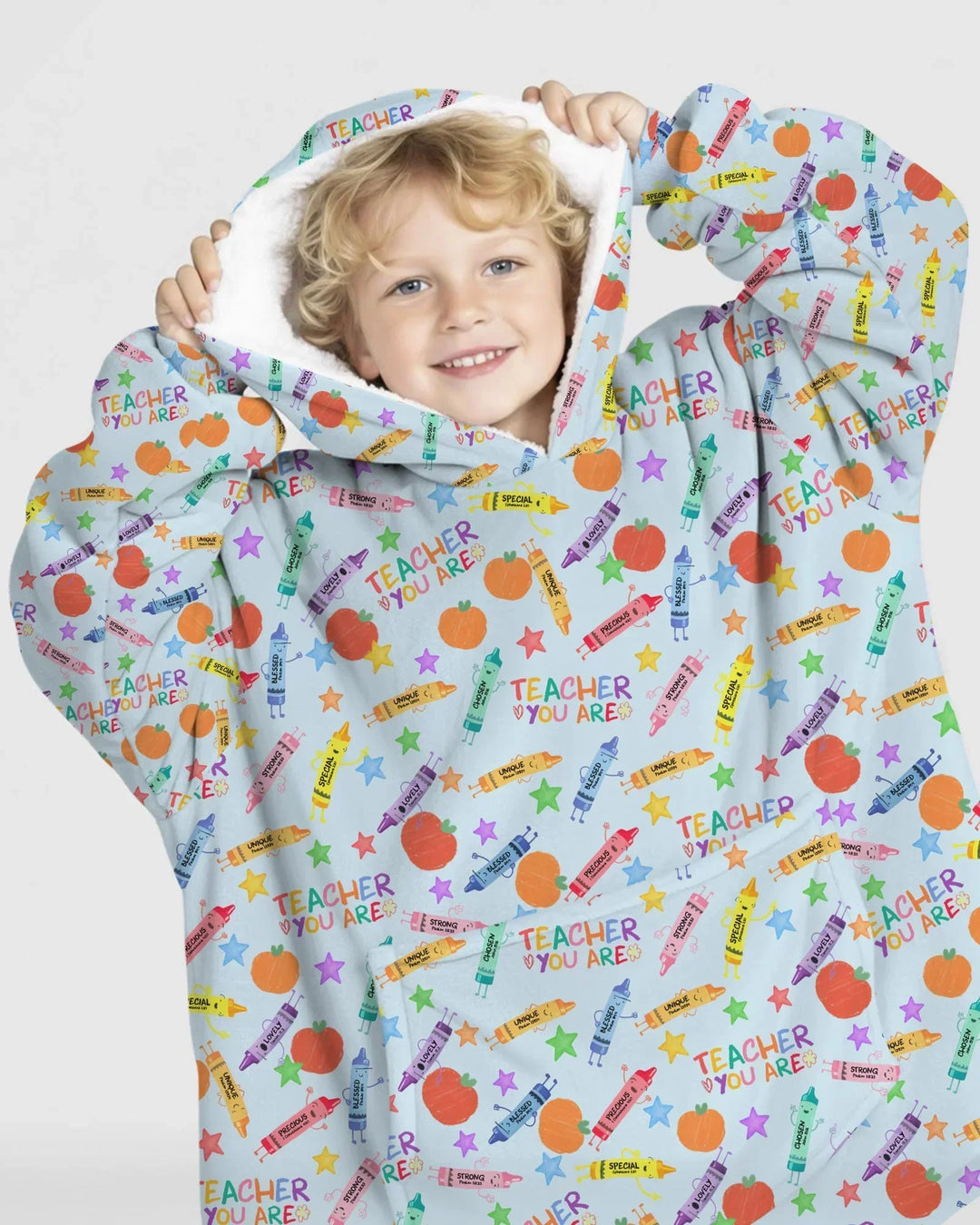 Teacher You Are Special Bamboo Blanket Hoodie
