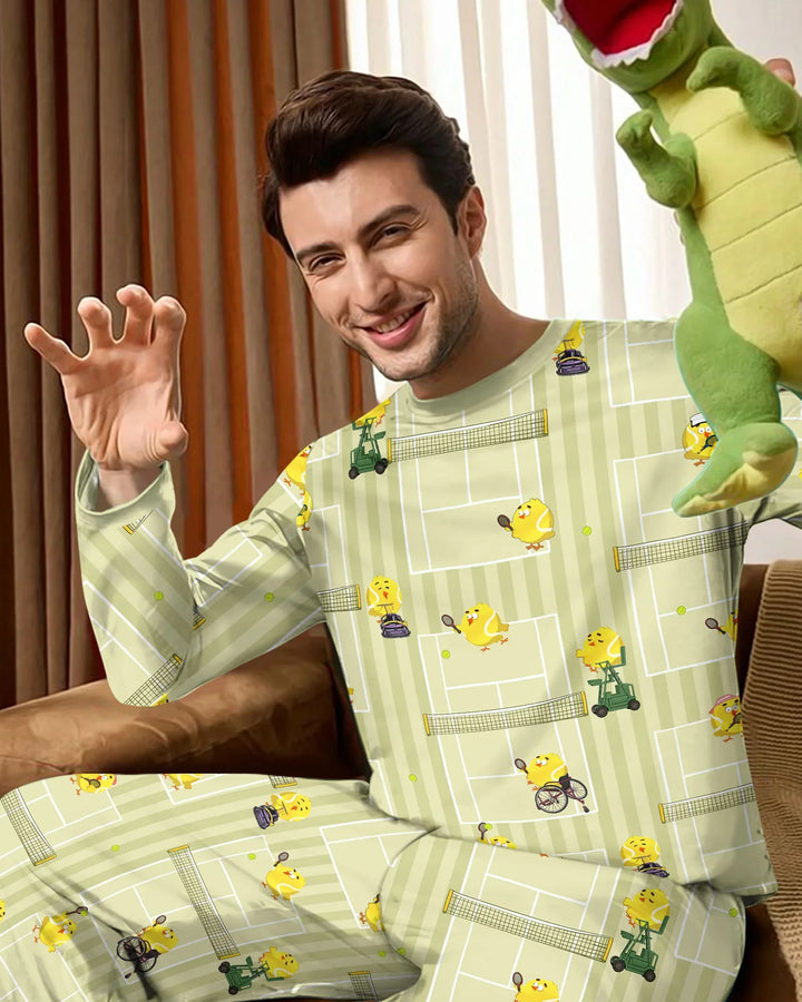 Tennis Bamboo Men's Pajama Set