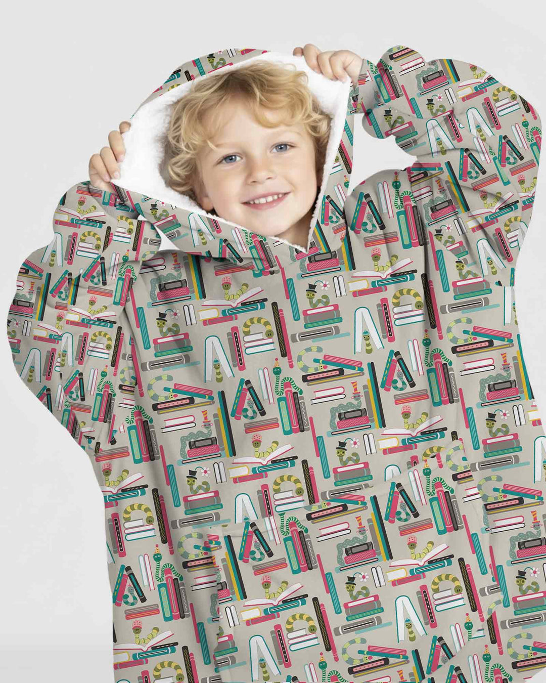 Bookworm Adventures Bamboo Blanket Hoodie