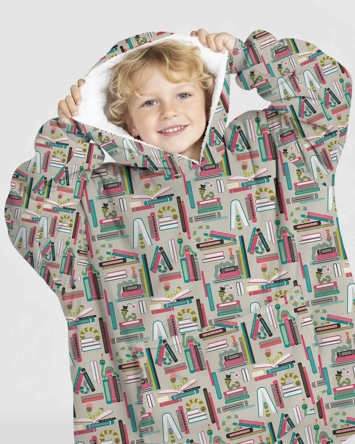 Bookworm Adventures Bamboo Blanket Hoodie