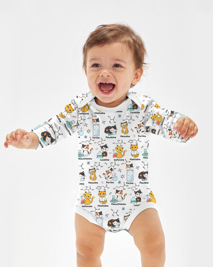 Biochemistry Cat Bamboo Bodysuit