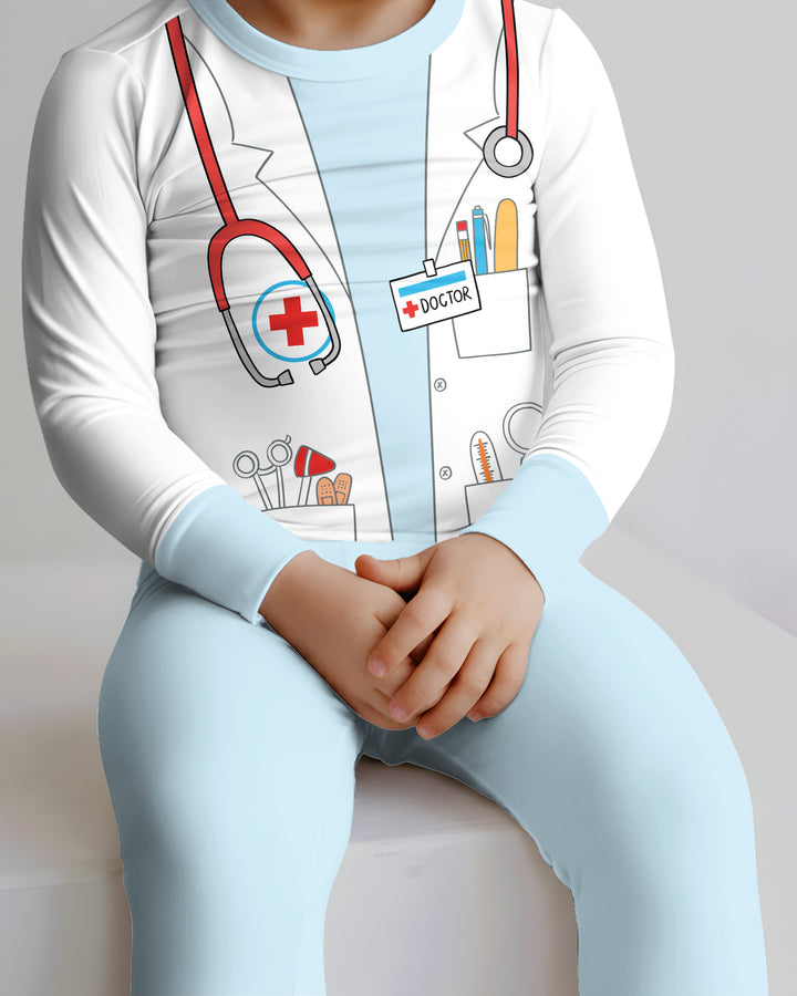 Future Doctor Bamboo Two Piece Long Sleeve Pajama Set