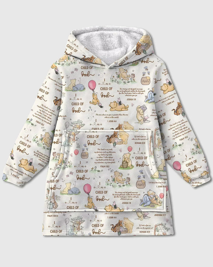 Child of God Whimsy Woodland Wearable Blanket Hoodie