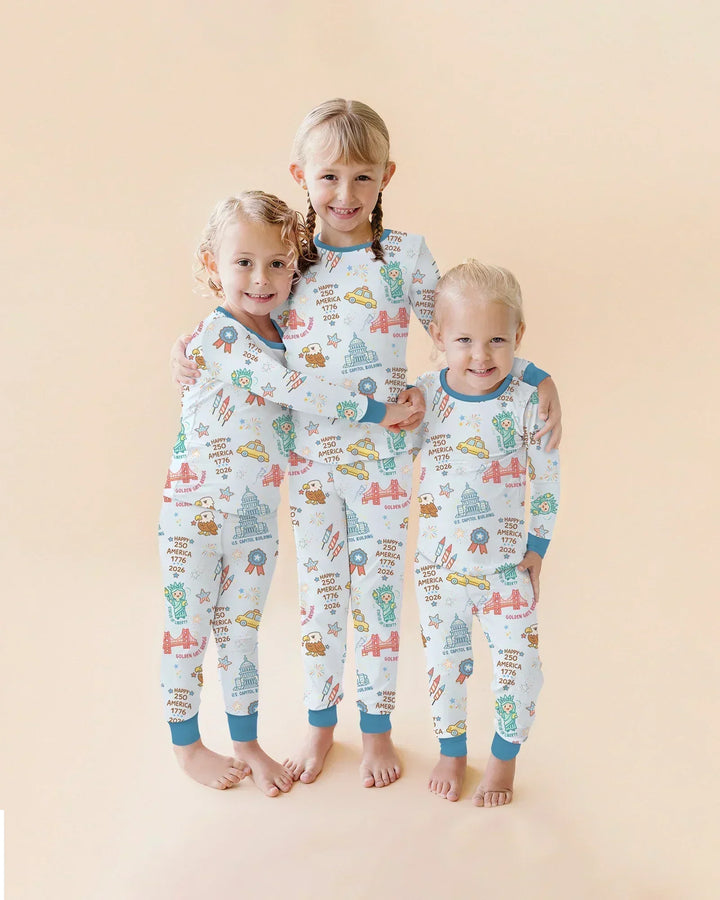 250 Years Of Freedom Men's Pajama Set
