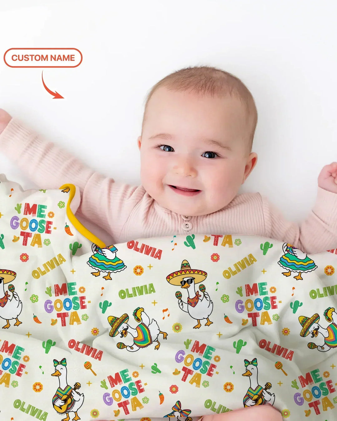 Custom name Me Goose-ta Blanket