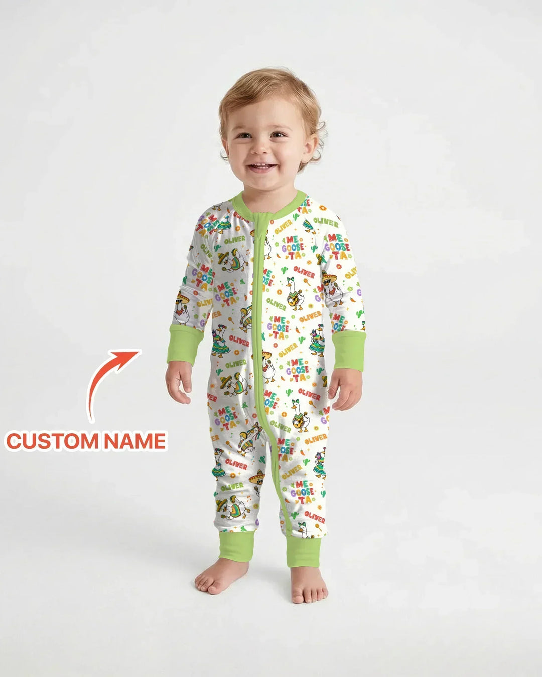 Custom name Me Goose-ta Bamboo Convertible Zippy