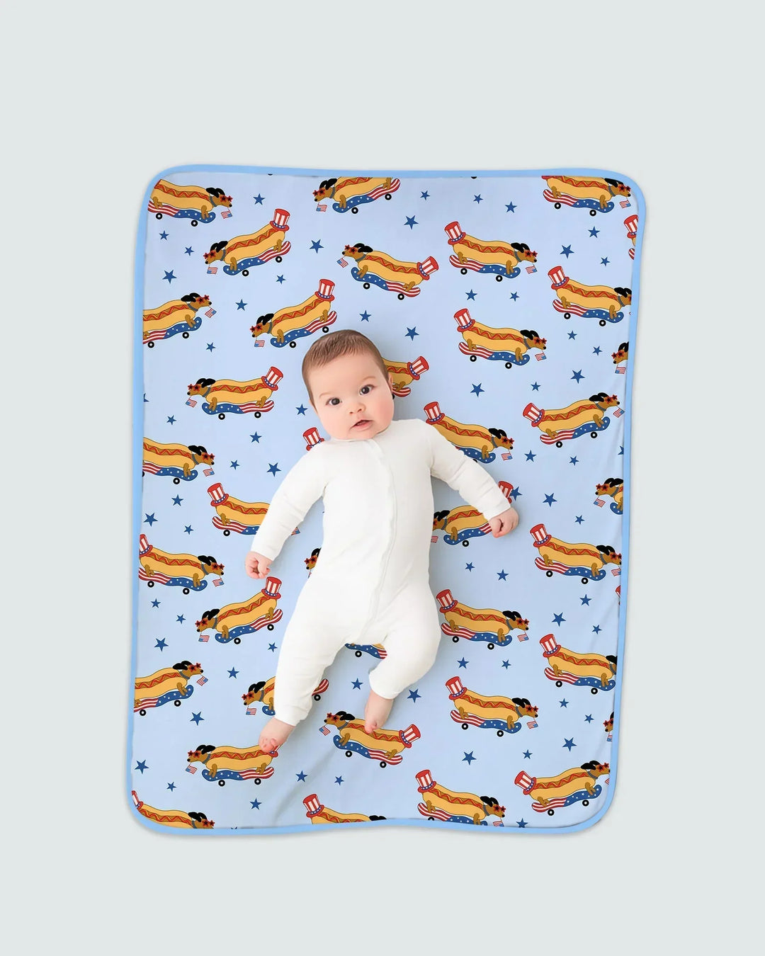American Hot Dog Bamboo Blanket