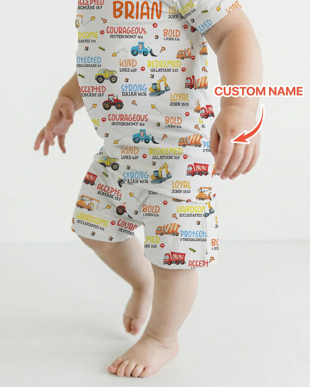 Zweiteiliges Pyjama-Set mit kurzen Ärmeln und Shorts im Sommer-Design