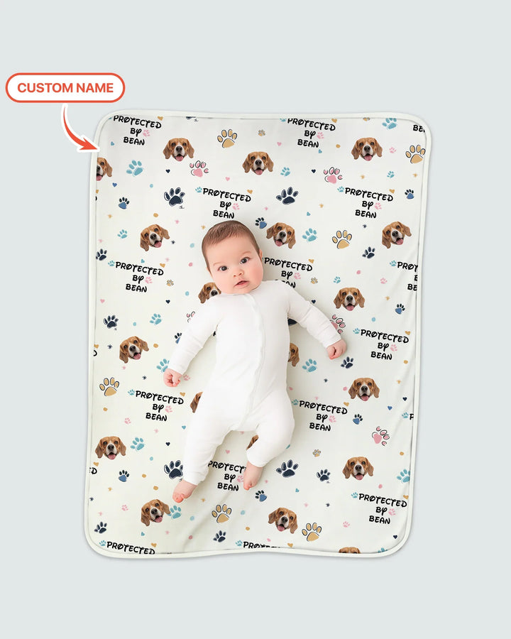 Custom Dog Pattern Blanket