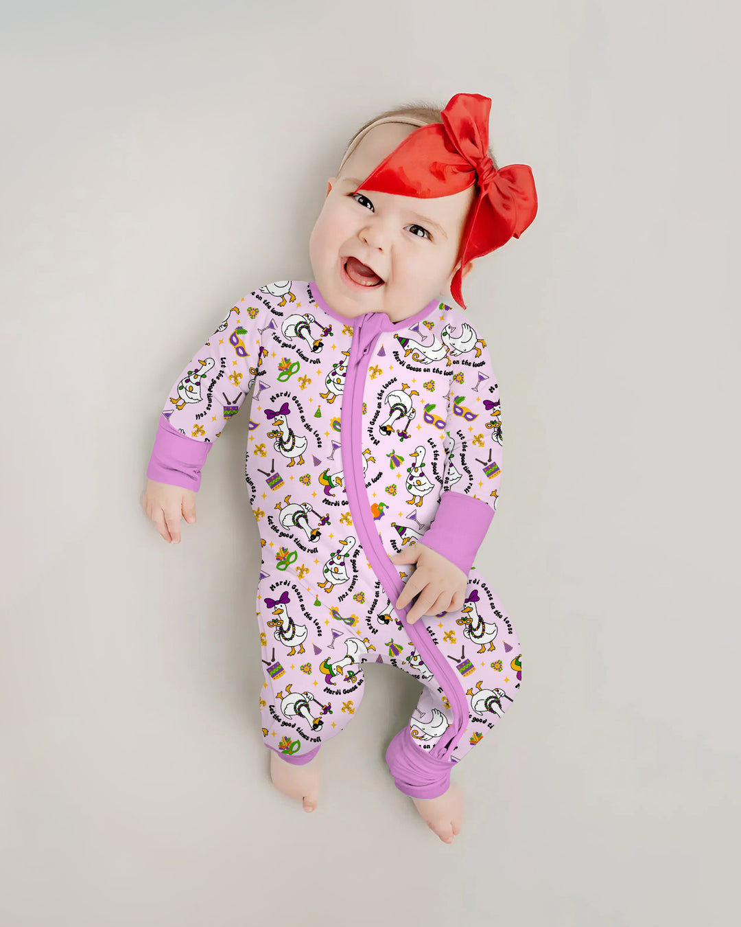 Mardi Gras Silly Goose Convertible Zippy