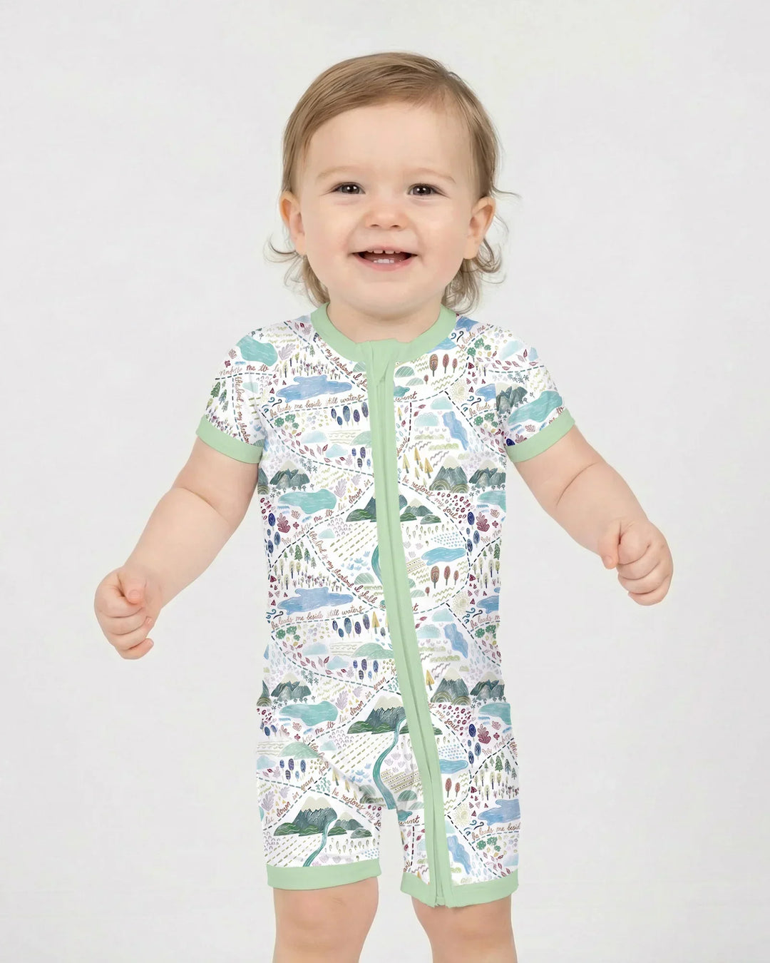 Whimsical Psalms 23 Map Shorty Zippy