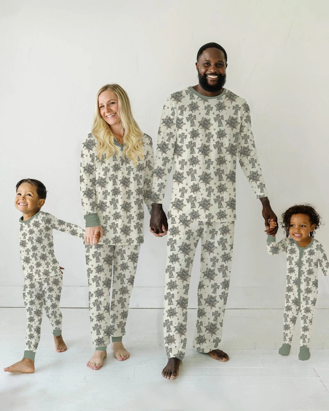 Conjunto de pijama de dos piezas de bambú con mangas largas, plantilla PERSONALIZADA