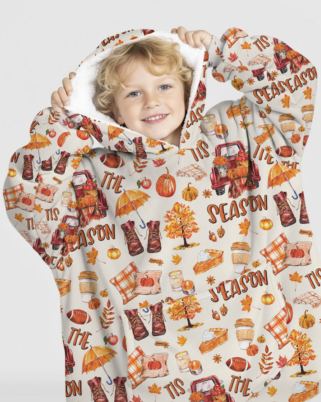 Plantilla de Sudadera Manta de Bambú Personalizada