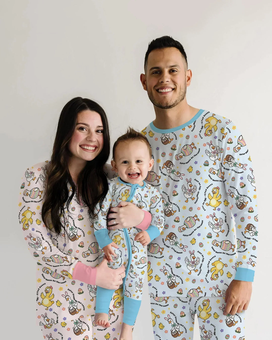 Easter Goose Family Matching Convertible Zippy