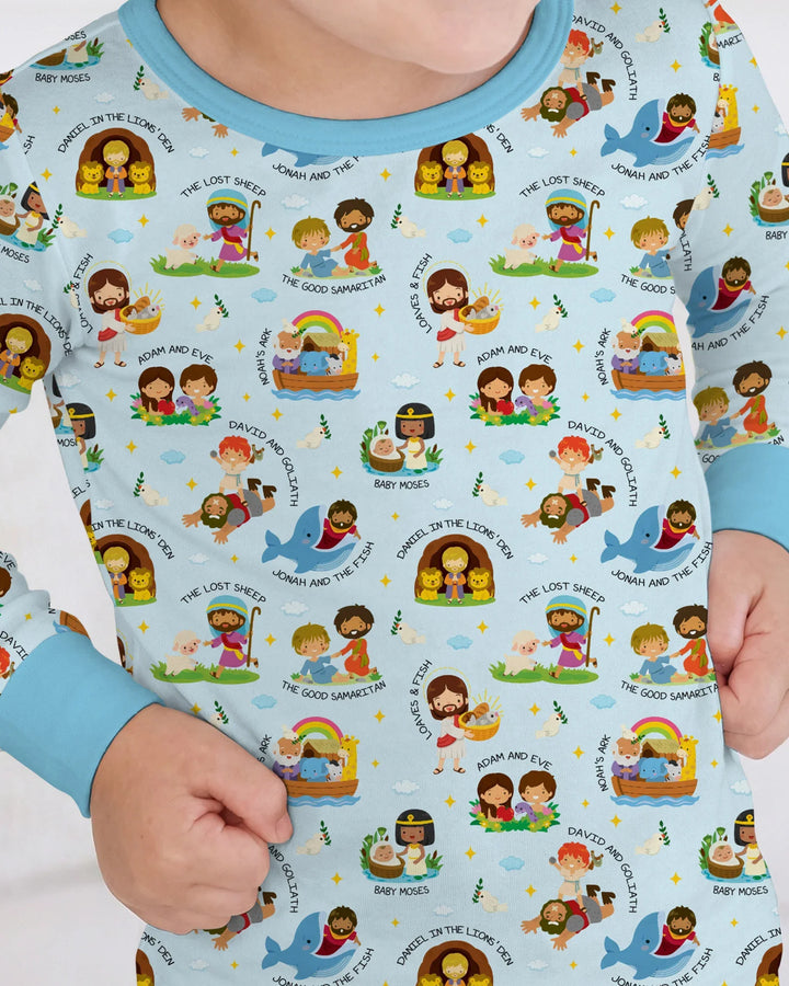 Bible Stories Two Piece Long Sleeve Pajama Set