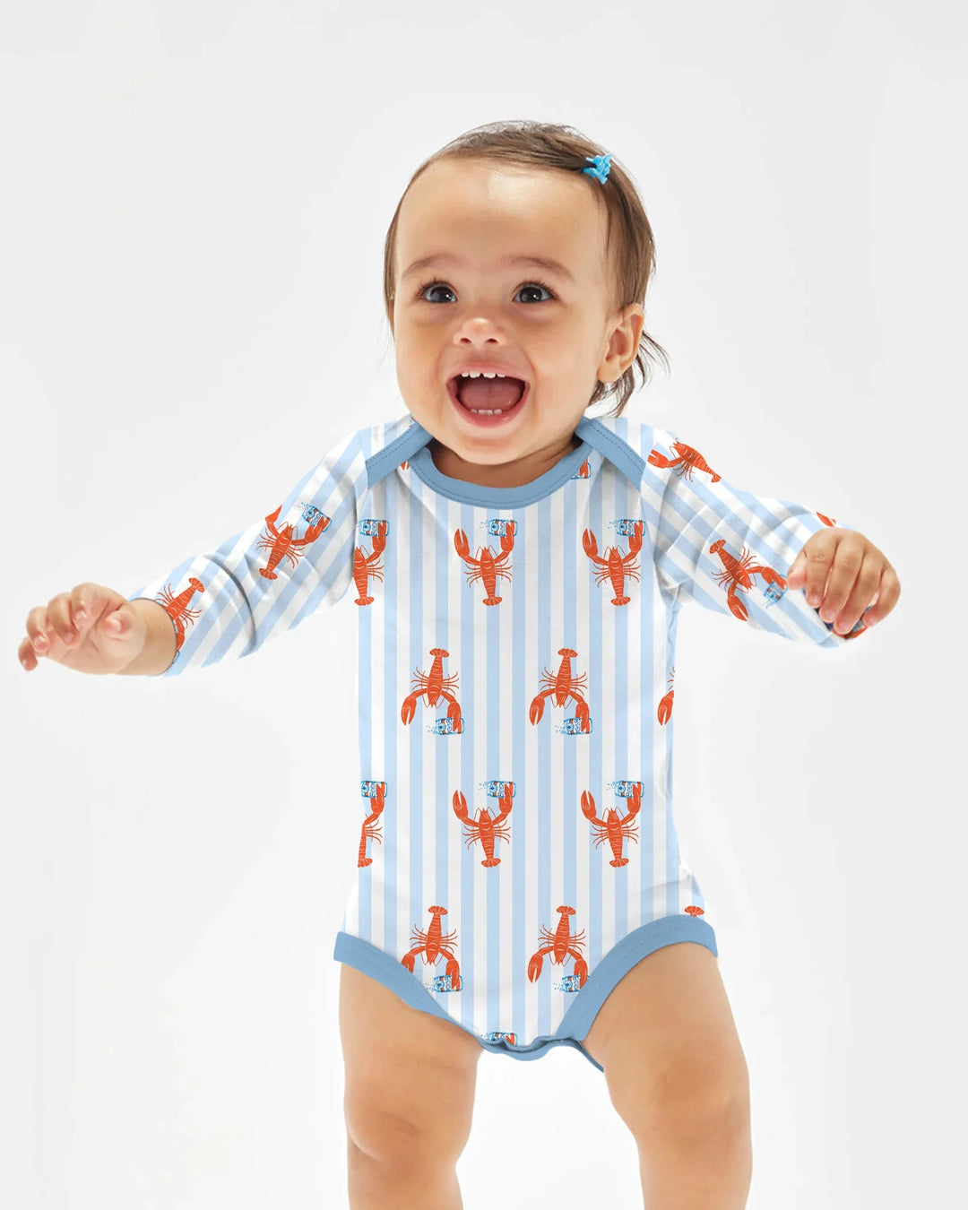 Gerippte Babykleidung mit individuellem Foto - Weich &amp; Skizzenhaft