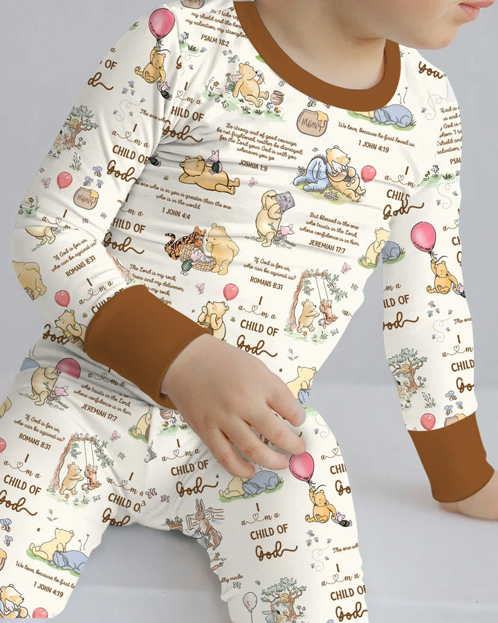 Child of God Whimsy Woodland Two Piece Long Sleeve Pajama Set