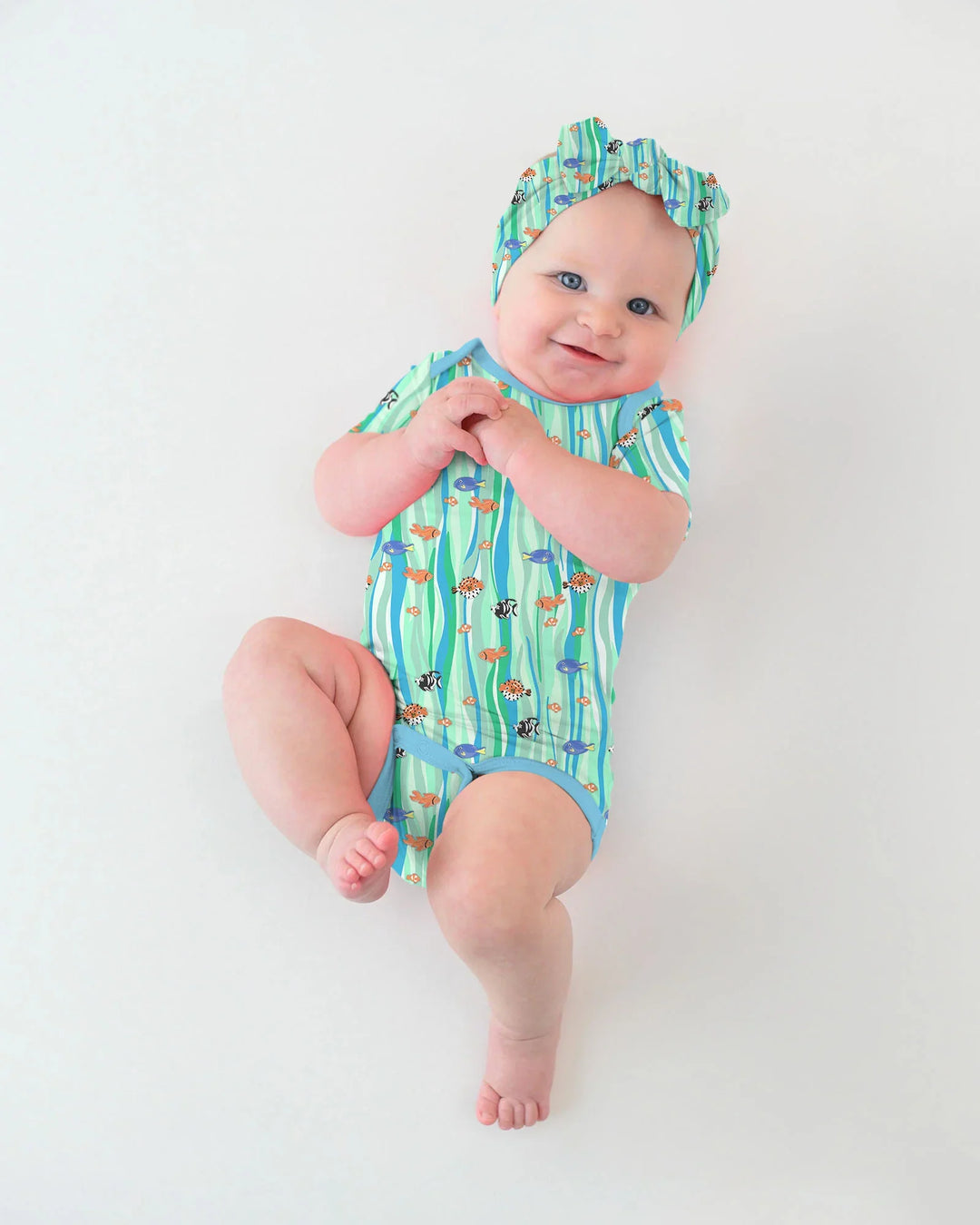 Custom Name Summer Beach Bamboo Bodysuit
