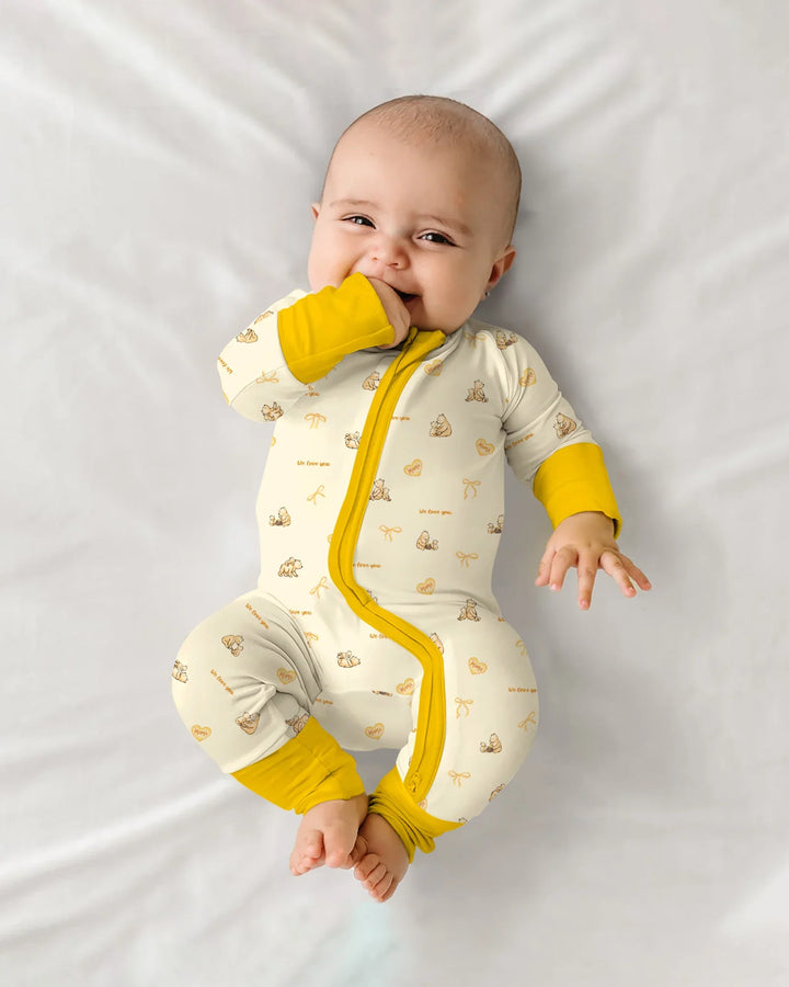 Sweat Yellow Mama Bear Convertible Zippy