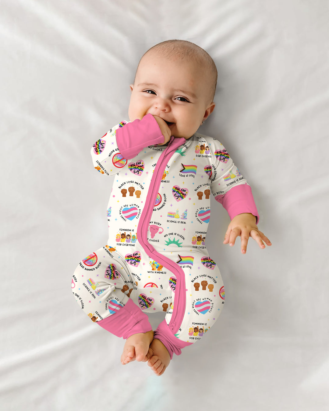 Gerippte Babykleidung mit individuellem Foto - Weich &amp; Skizzenhaft