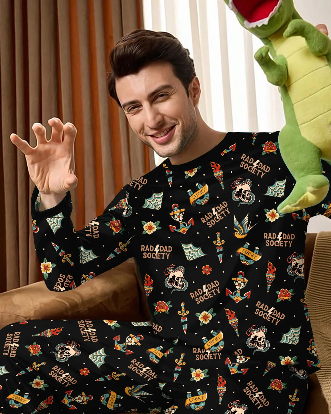 Vorlage Herren-Pyjama-Set