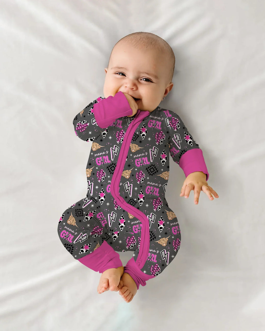 Western Mama & Me Matching  Bamboo Convertible Zippy