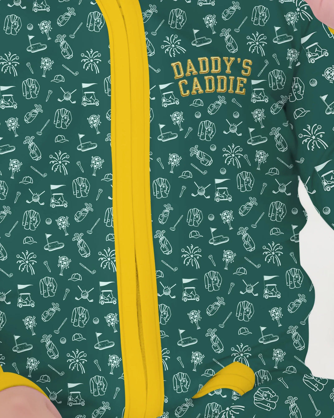 Embroidered Matching With Dad Golf Club Bamboo Convertible Zippy