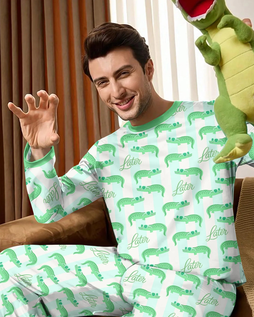 Later Gator Men's Pajama Set