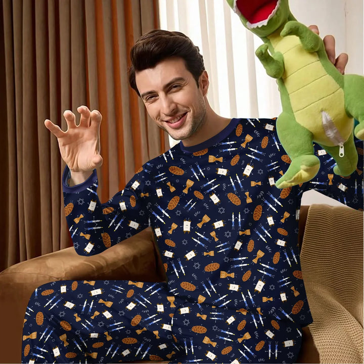 Vorlage Herren-Pyjama-Set