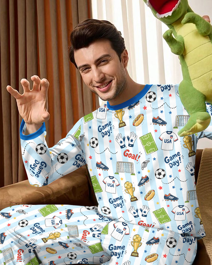 plantilla Conjunto de Pijama de Bambú para Hombre
