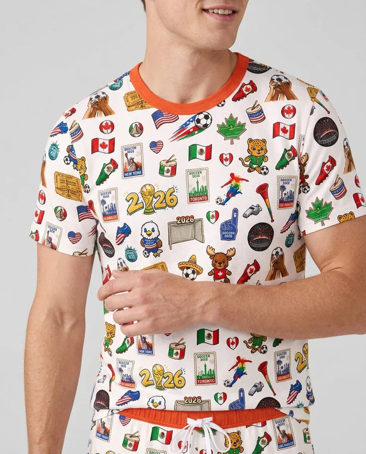 Conjunto de tractor de granja de bambú para hombres – Robusto y relajado