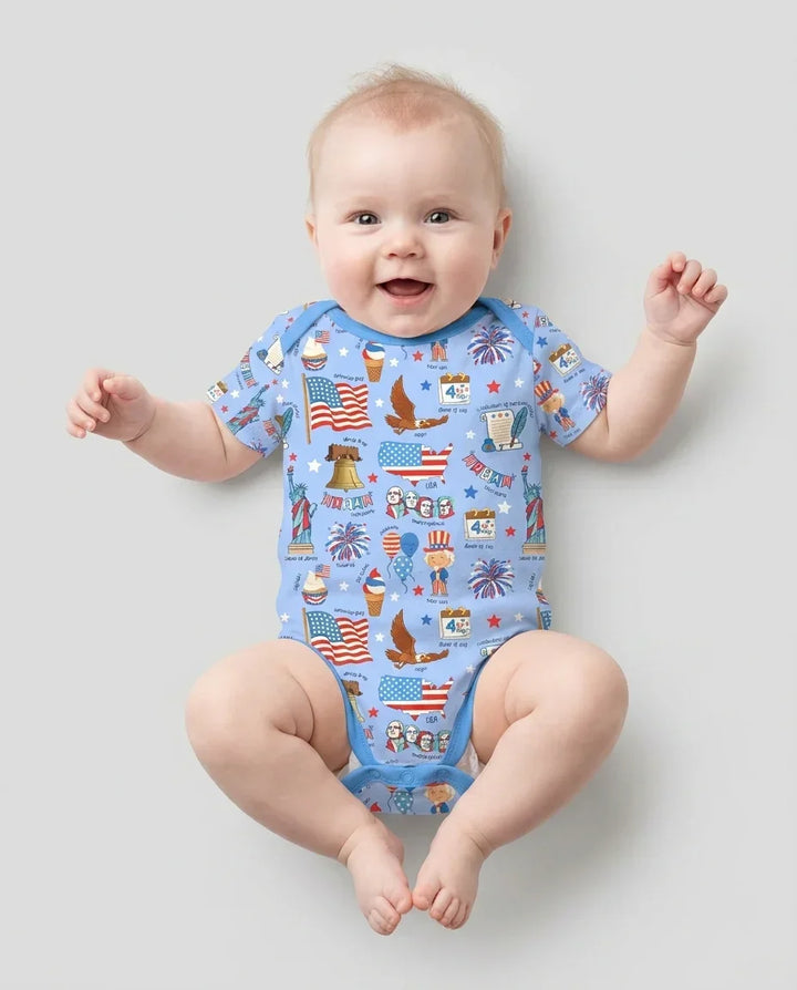 Gerippte Babykleidung mit individuellem Foto - Weich &amp; Skizzenhaft