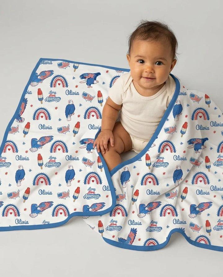 Long Live America Bamboo Blanket