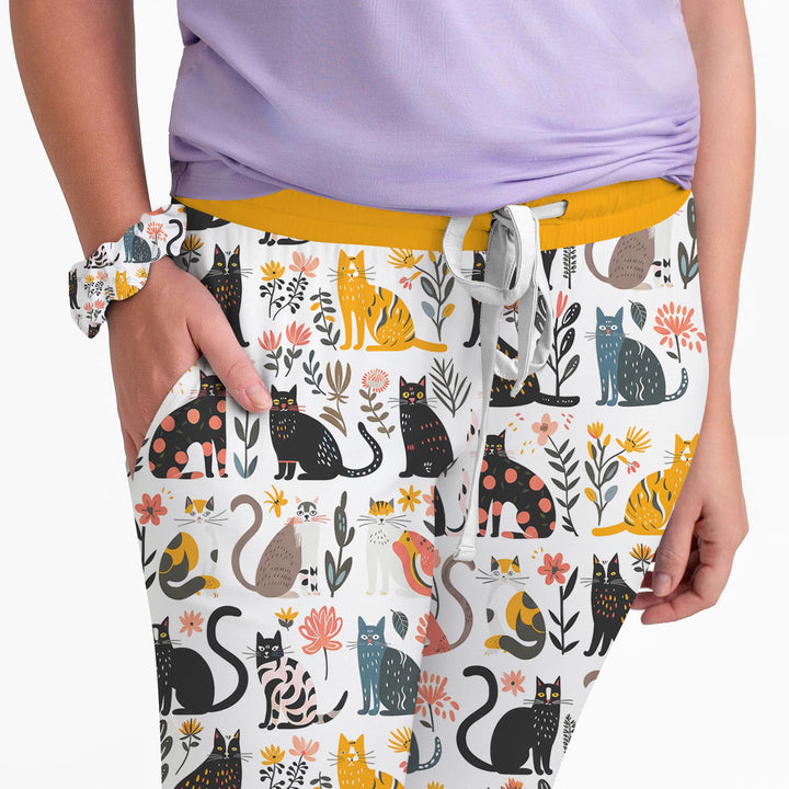 Botanical Cats Women Pajama Set