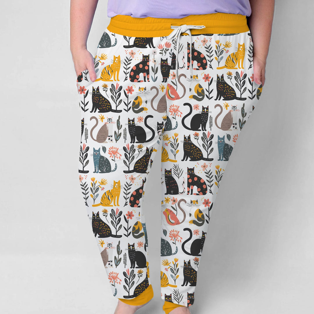 Botanical Cats Women Pajama Set