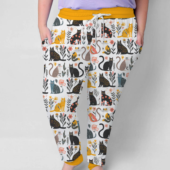 Botanical Cats Women Pajama Set