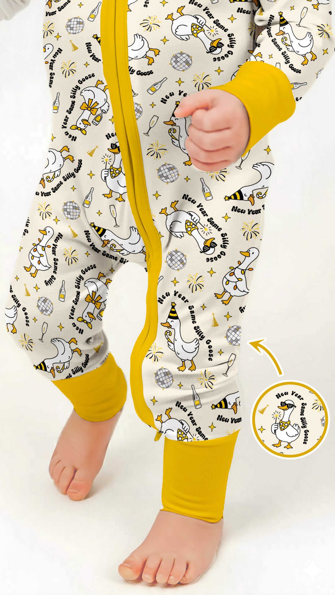 New Year Silly Goose Convertible Zippy