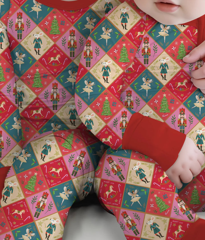 Nutcracker Christmas Magic Two Piece Long Sleeve Pajama Set