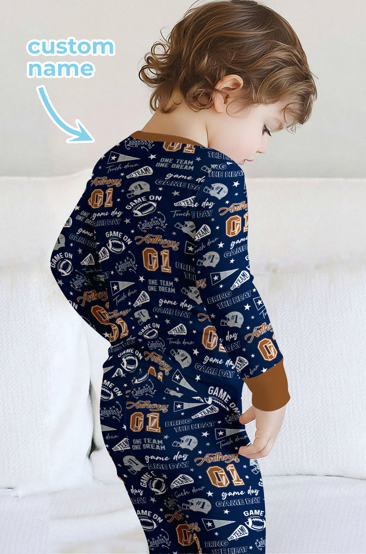 Custom Name Football Game Day Convertible Zippy