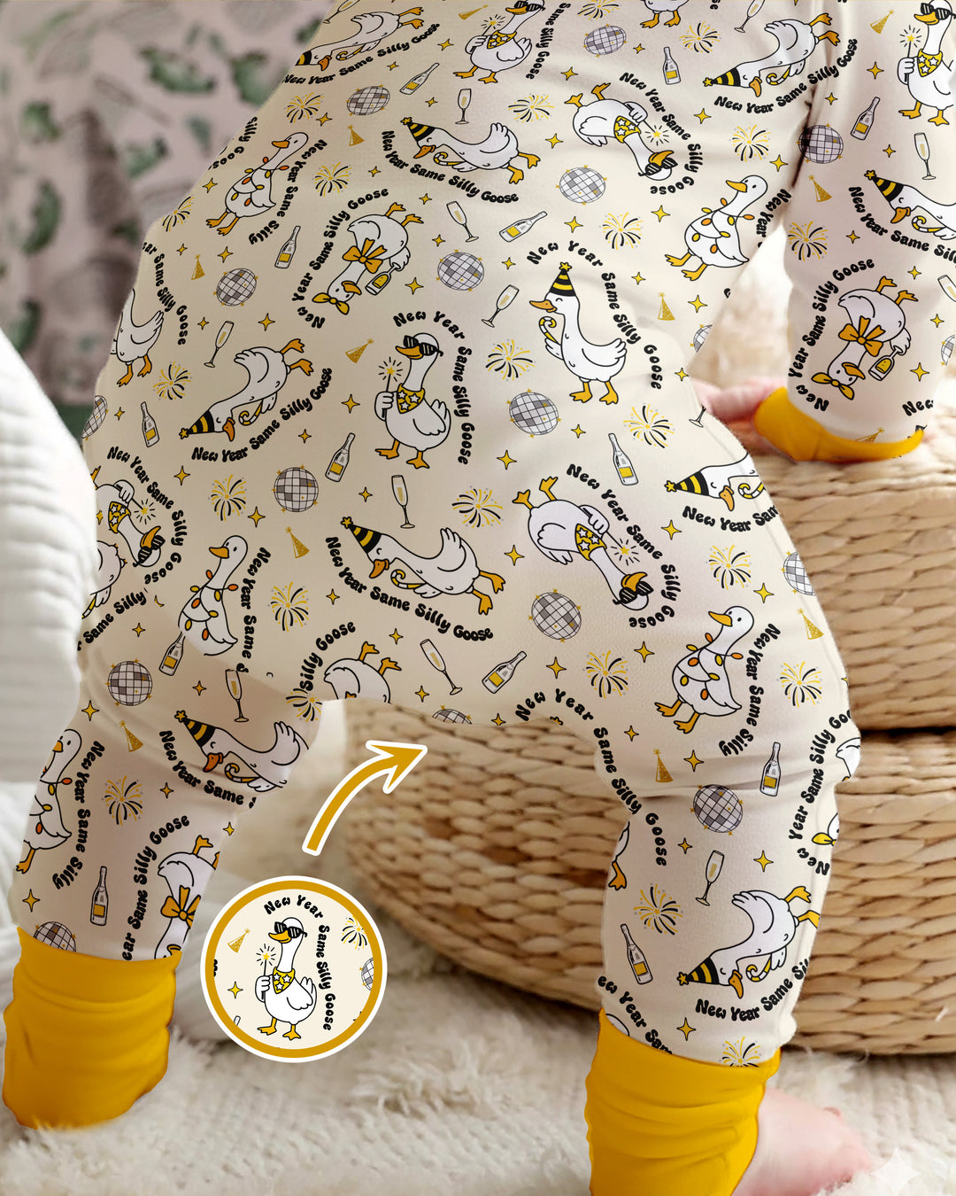 New Year Silly Goose Convertible Zippy