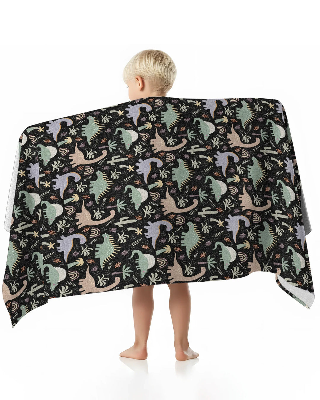 Marine Jurassic Dschungel Bambus Badeponcho