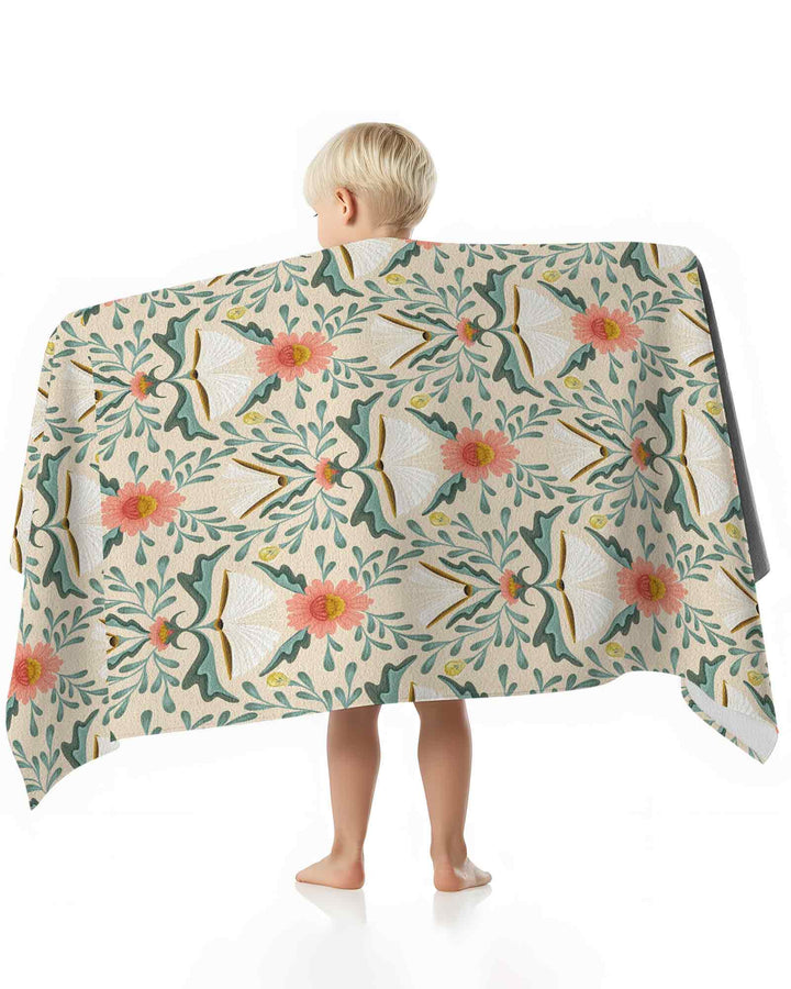 Blooming Stories Bamboo Beach Towel